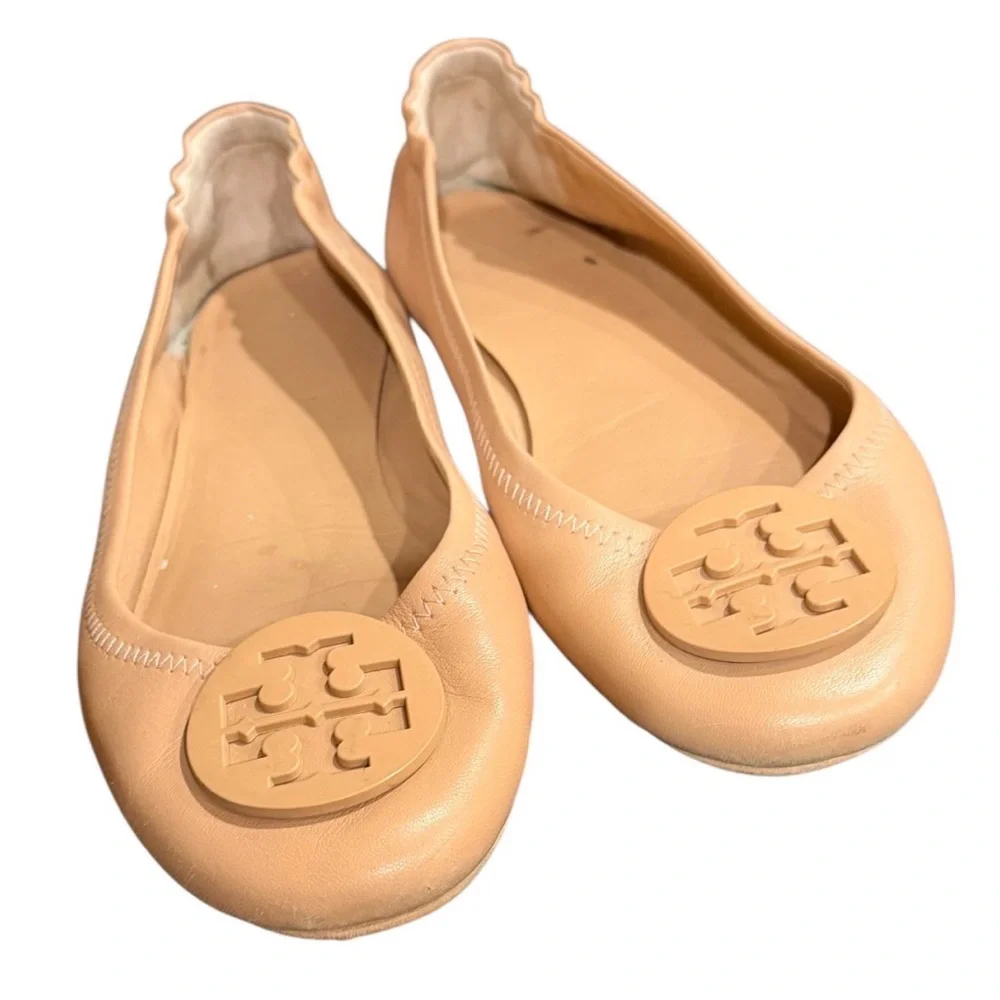 Tory Burch pink leather Flats size 9.5